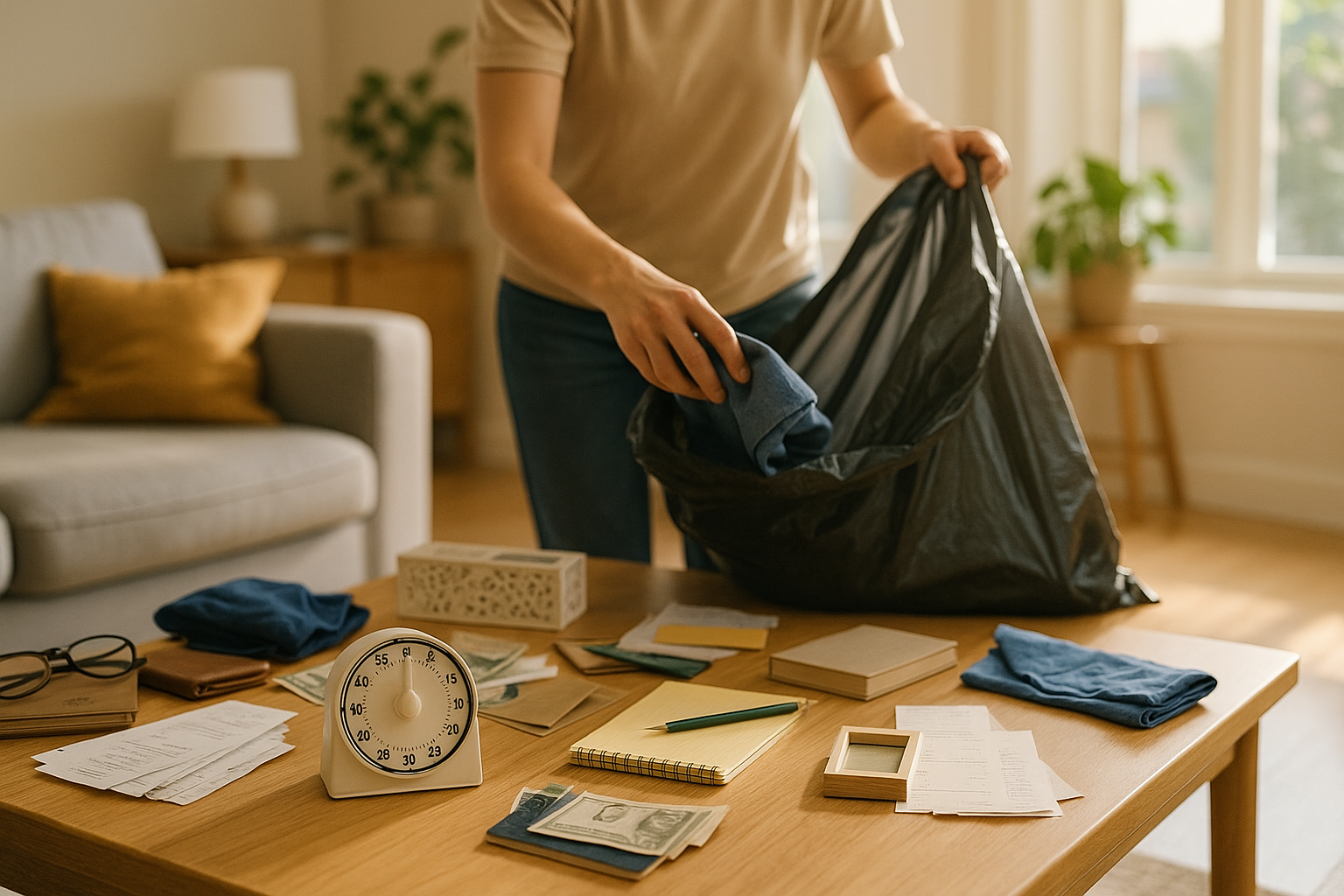 15 Minute Decluttering