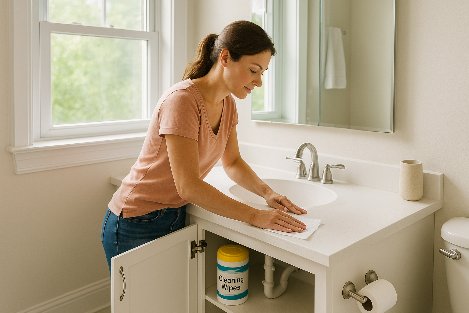 Bathroom Cleaning Routine