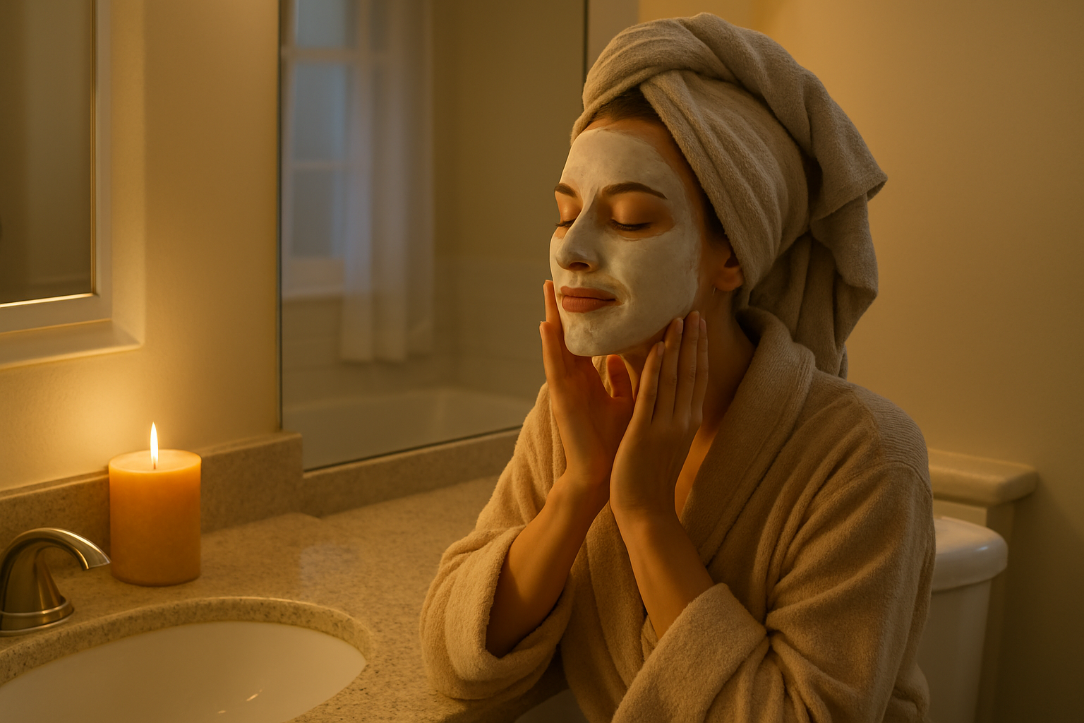 Bathroom Spa Routine