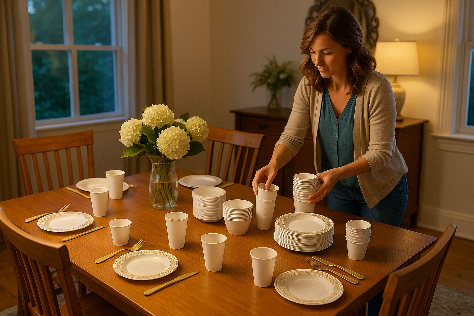 Disposable Dish Party