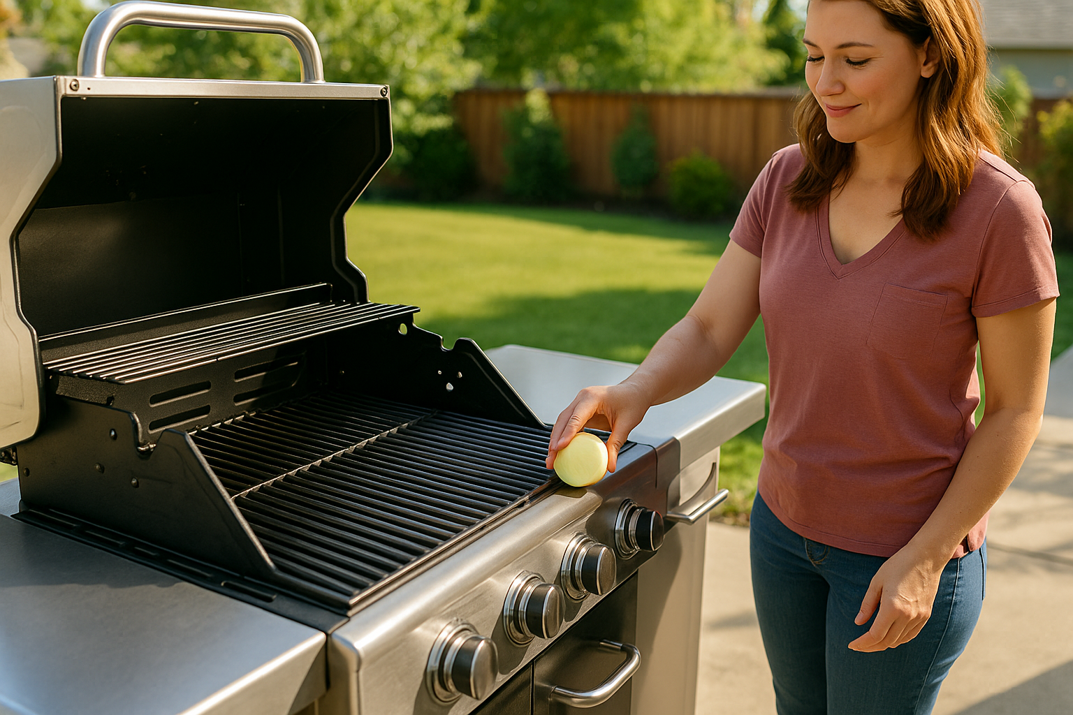 Natural Grill Cleaning