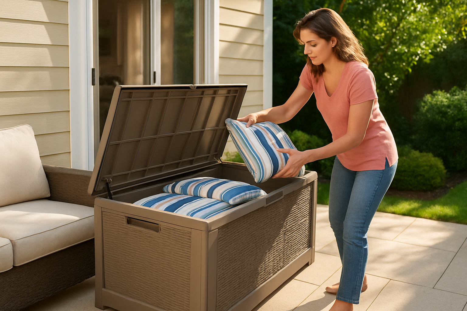 Outdoor Cushion Storage